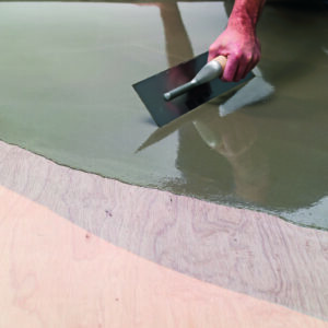ARDEX FA 20 - application, Rapid Drying Flexible Floor Levelling and Smoothing Compound for Timber Floors