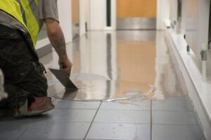 Arditex NA - application - Ultra Rapid Setting Latex Sub-Floor Levelling and Smoothing Compound
