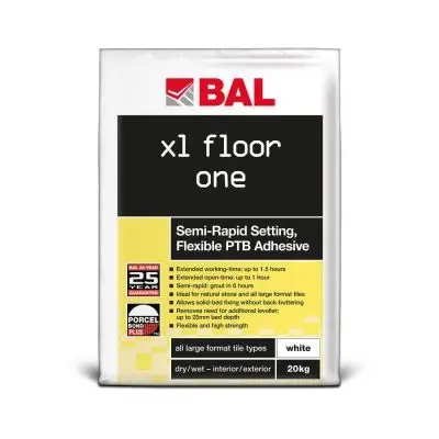BAL XL Floor One: The Ultimate Adhesive for Extra-Large Format Tiles