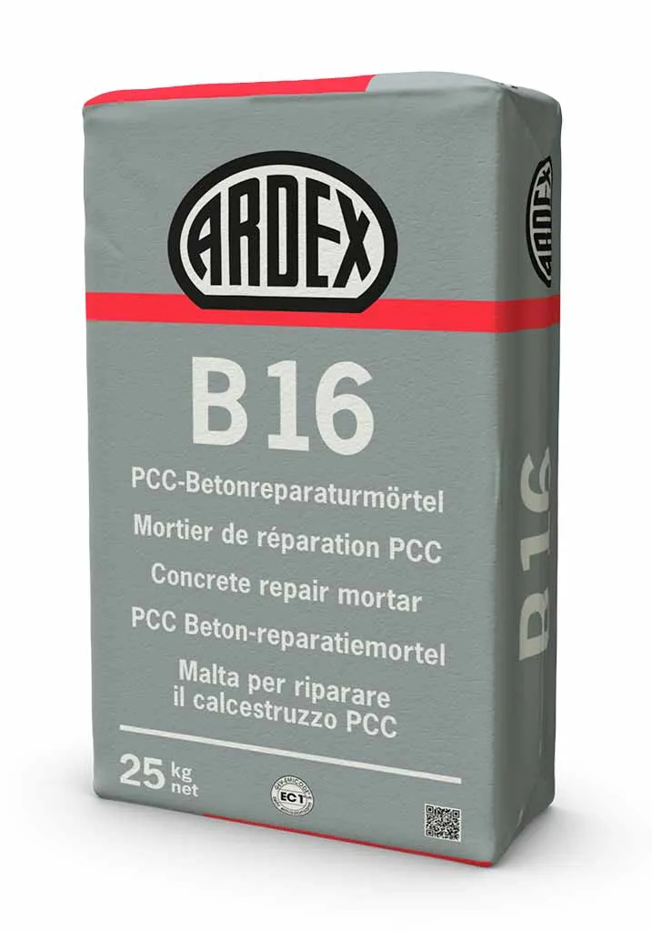 Introducing ARDEX B 16: High-Performance PCC Repair Mortar for Structural Concrete Repairs